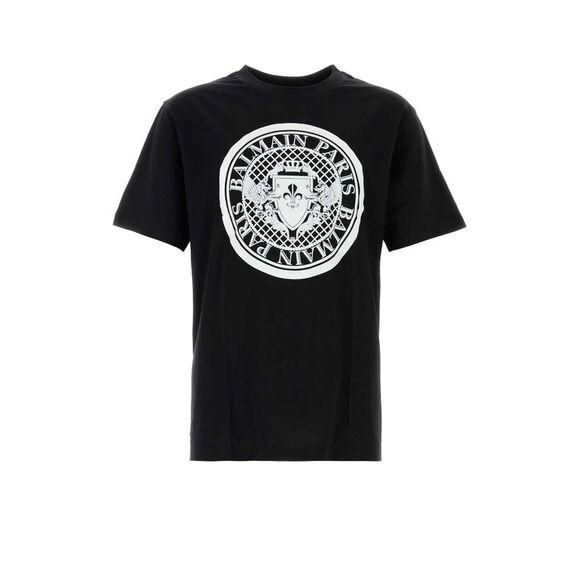 BALMAIN Other - Balmain Men Black Cotton T-Shirt